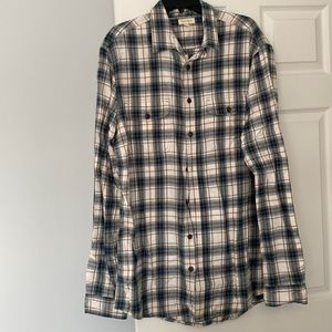 Men’s large tall Sonoma plaid button shirt long sleeved